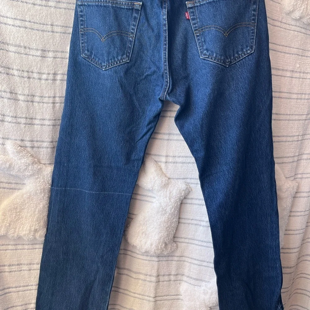 Levi's Blue 505 Straight Jeans Classic Denim